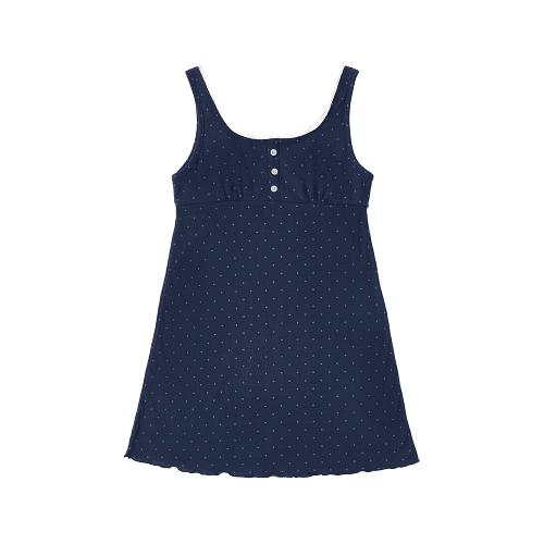 (basic) wavy dot ops - navy