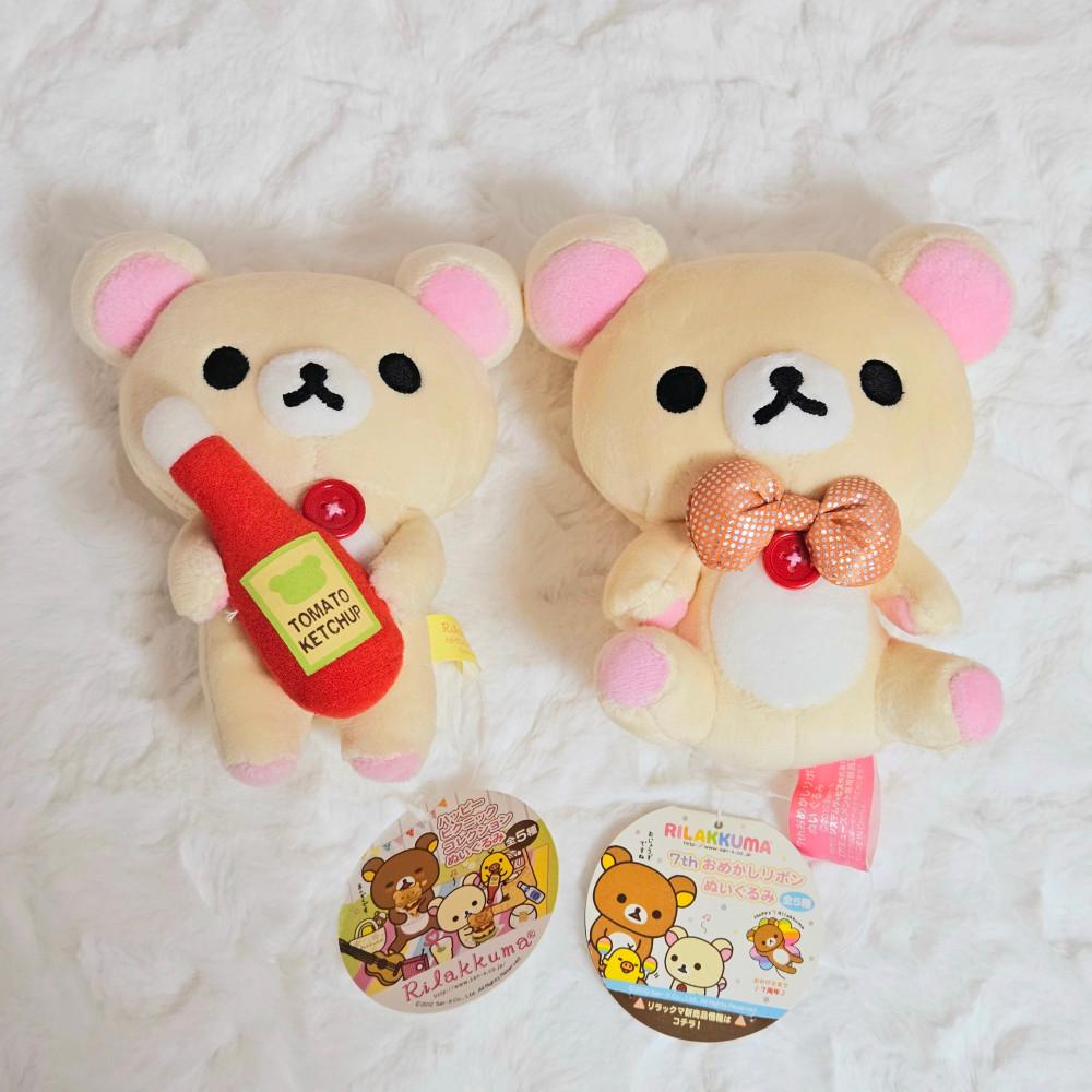 [고전문구] 코리락쿠마 장식 인형 2종