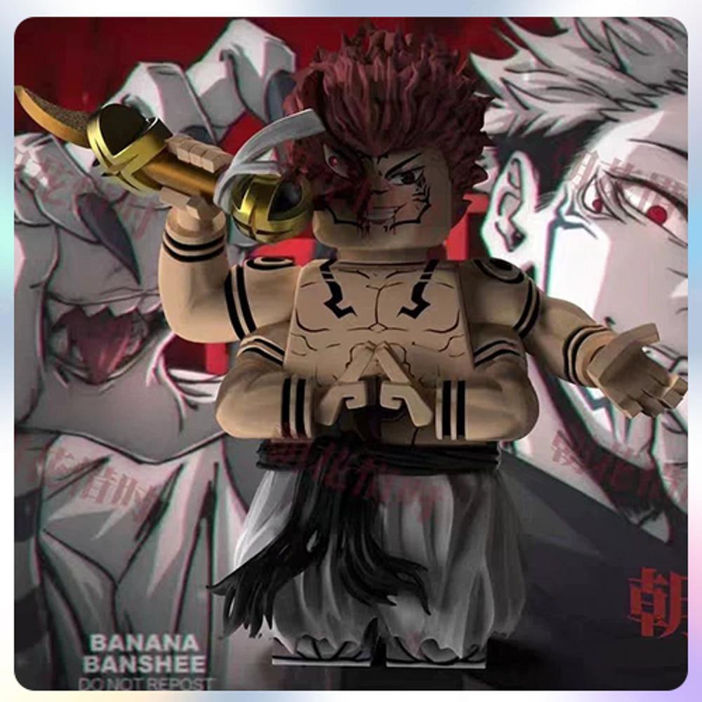 주술회전 이타도리 유지 풀세트 블록 피규어 레고 커스텀