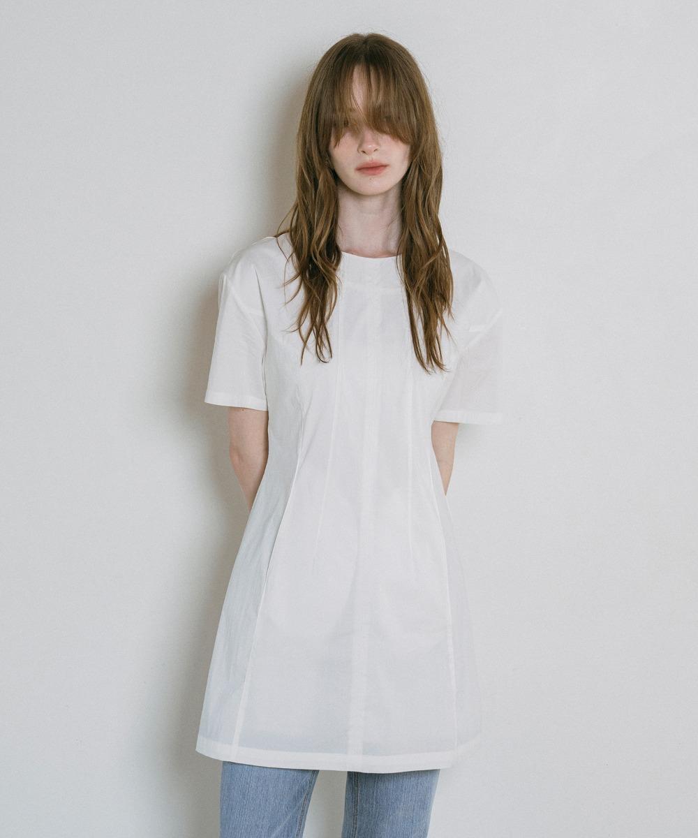 A3537 서머 미니 드레스_White