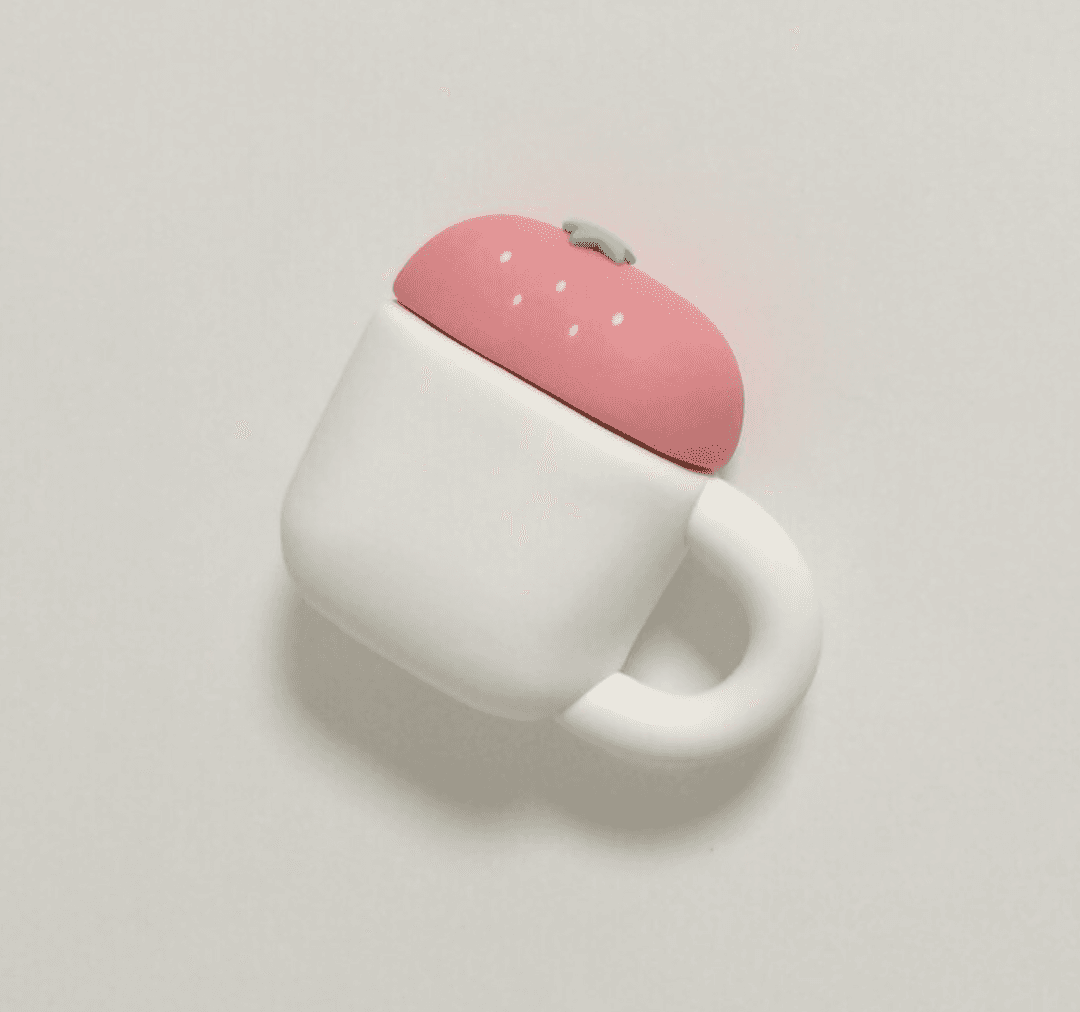 [애드] Strawberry Cup Airpods Case