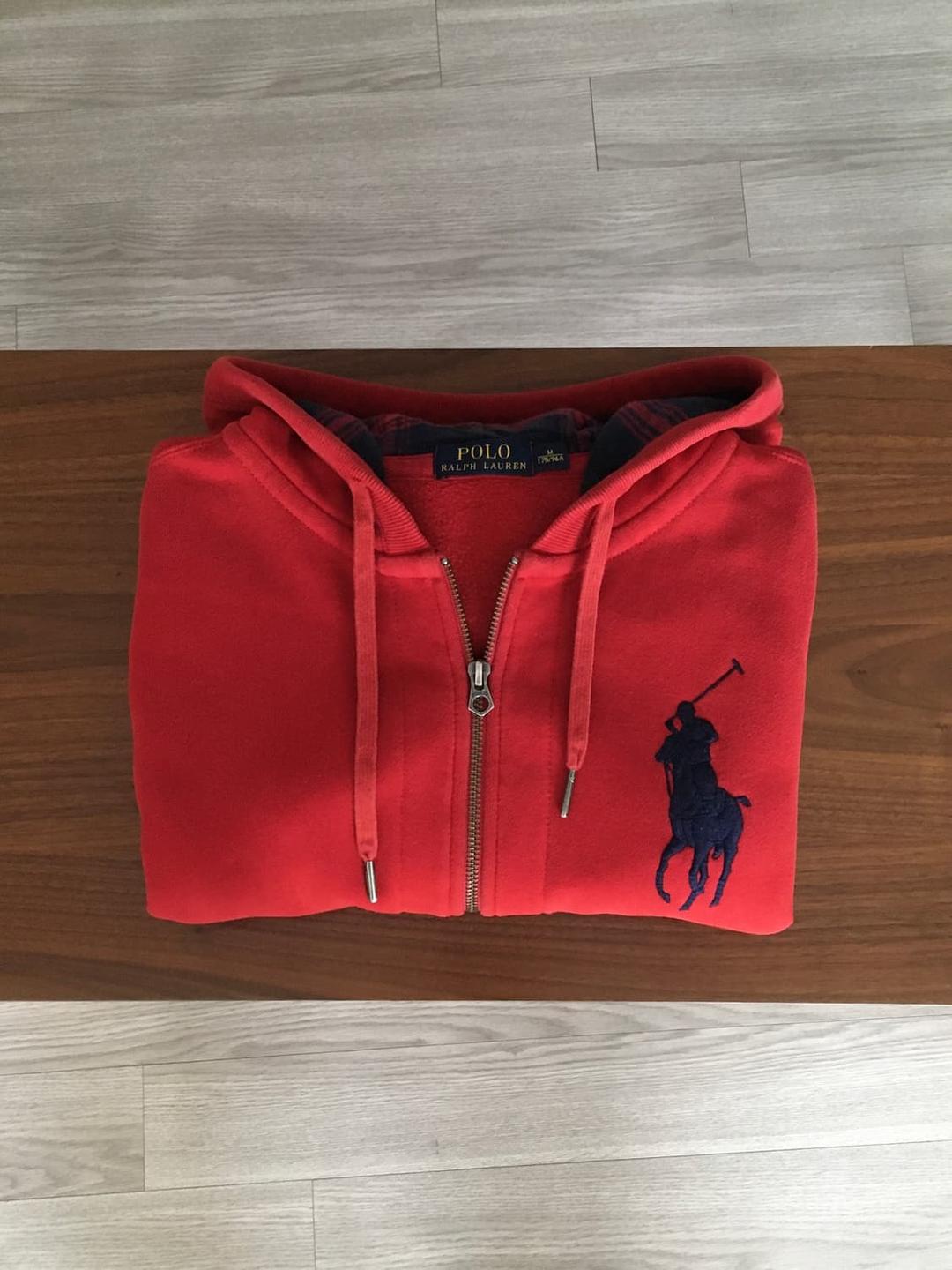 폴로 빅포니 후드집업 레드 | 후루츠패밀리