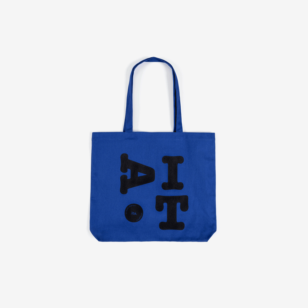 C1 logo eco bag - Blue