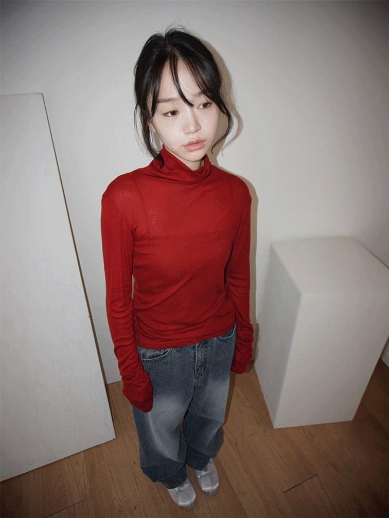 8컬러 텐셀 실키 폴라 T