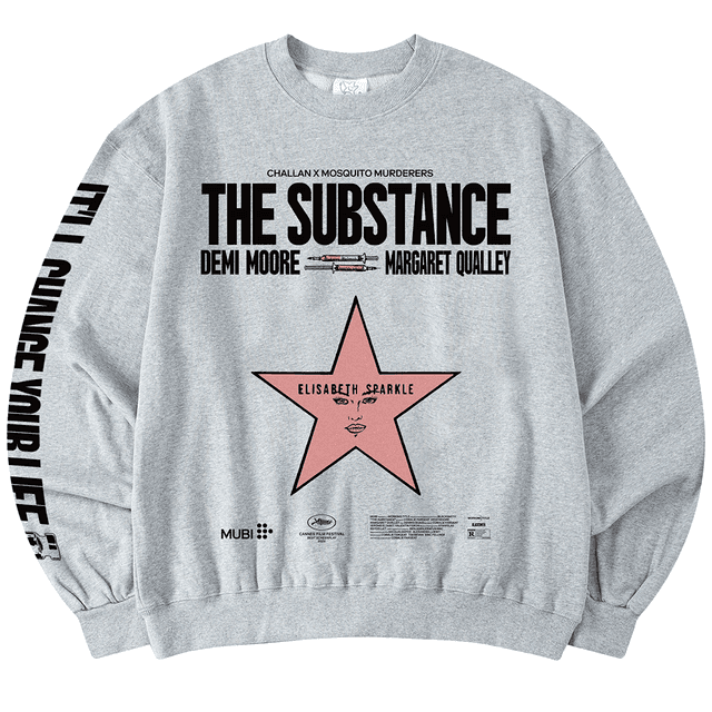 예약주문 [서브스턴스 X Mosquito murderers] Official Merchandise IT'LL CHANGE YOUR LIFE FLEECE-LINED SWEATSHIRT