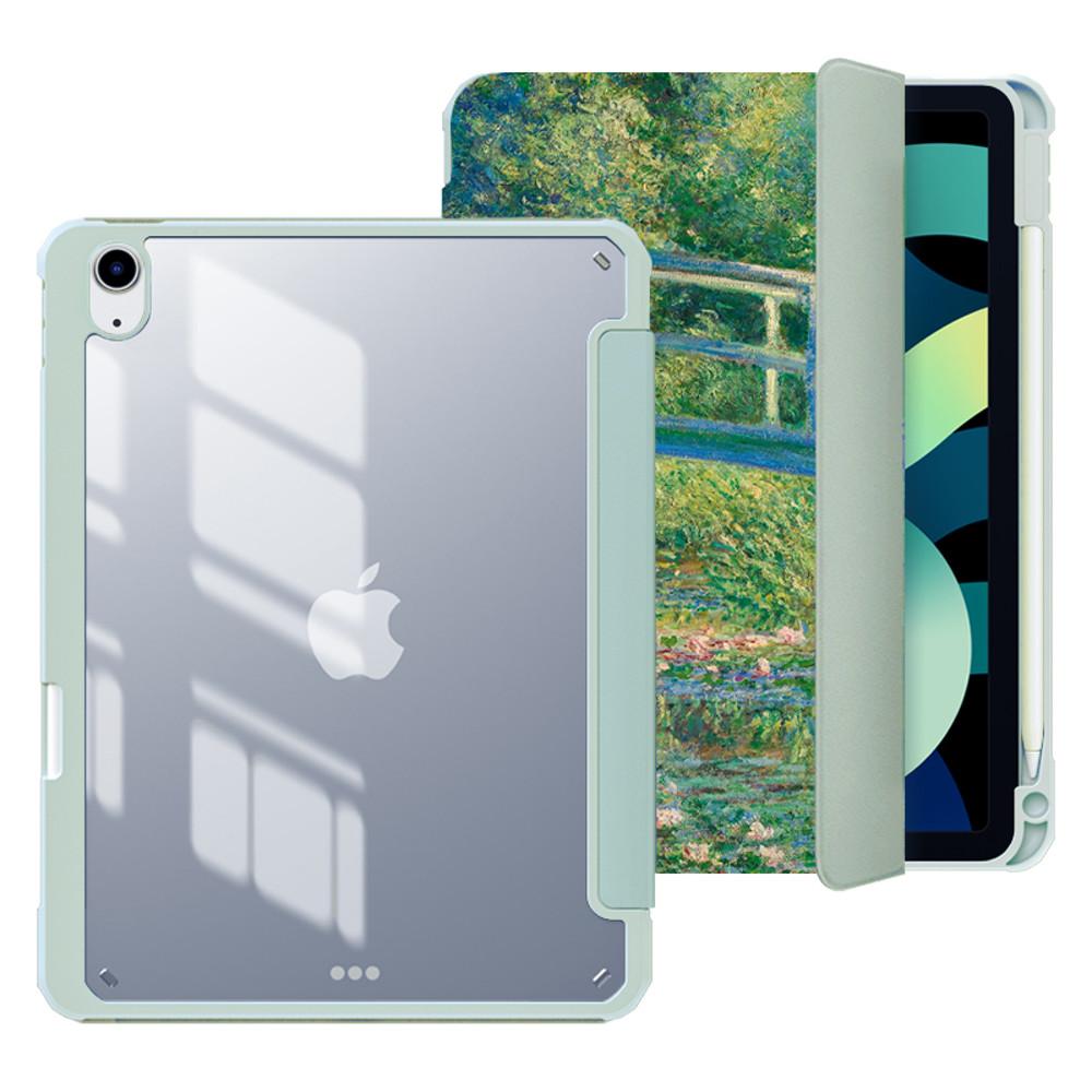 [프리미엄 아이패드 케이스] 모네 아이패드 케이스 실리콘 정원 명화 유화