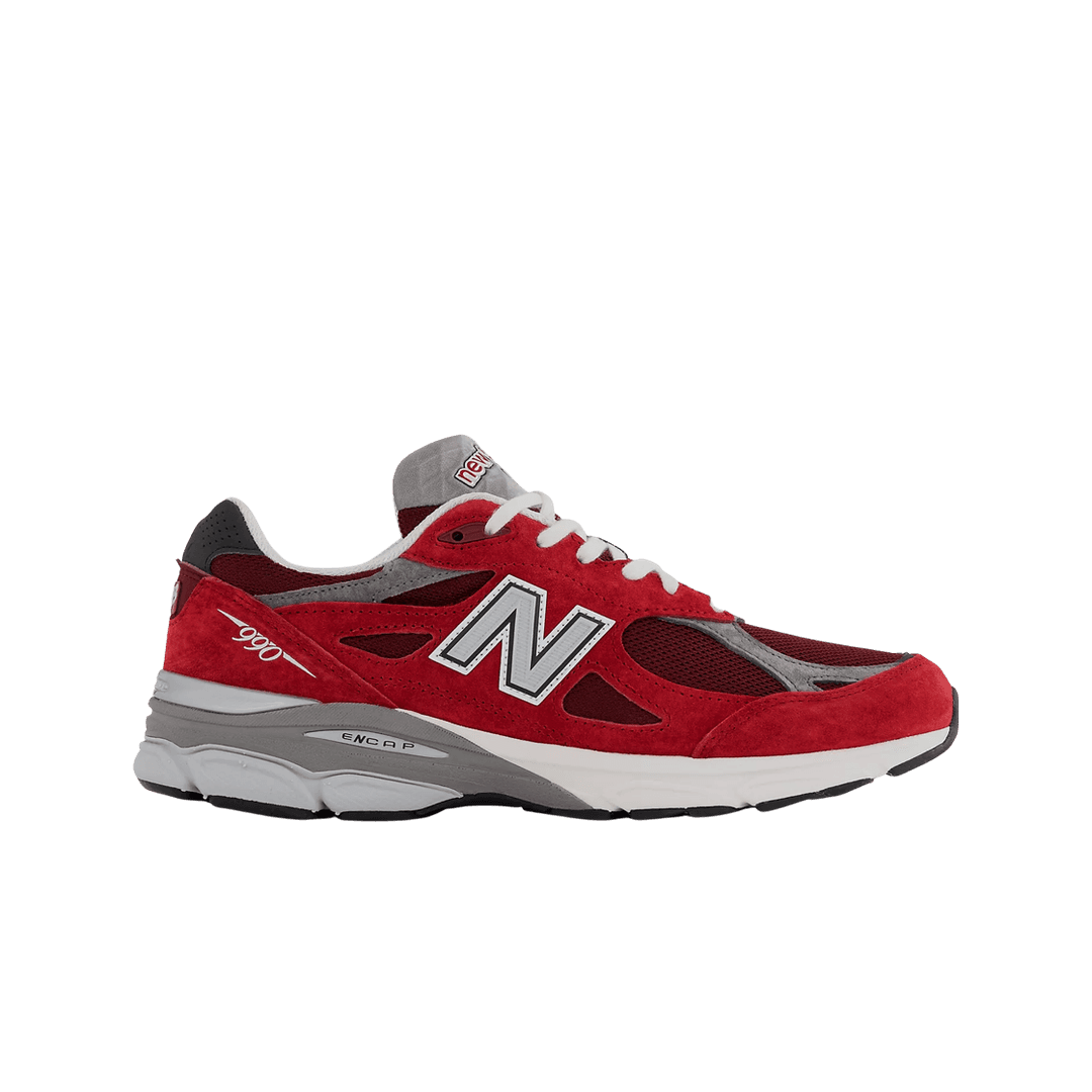 New Balance 990v3 Made in USA Scarlet Marblehead