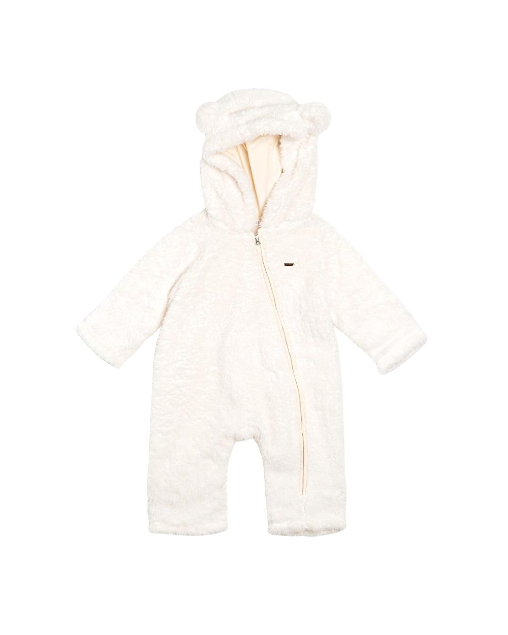 [a.toi baby] Bear Fleece Bunting Cream