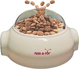 SPOT Push N’ Pop - Interactive Slow Feeding Dog Food Dispenser - Award Winning - Mental Stimulation, Entertaining, Durable Ethical Pets