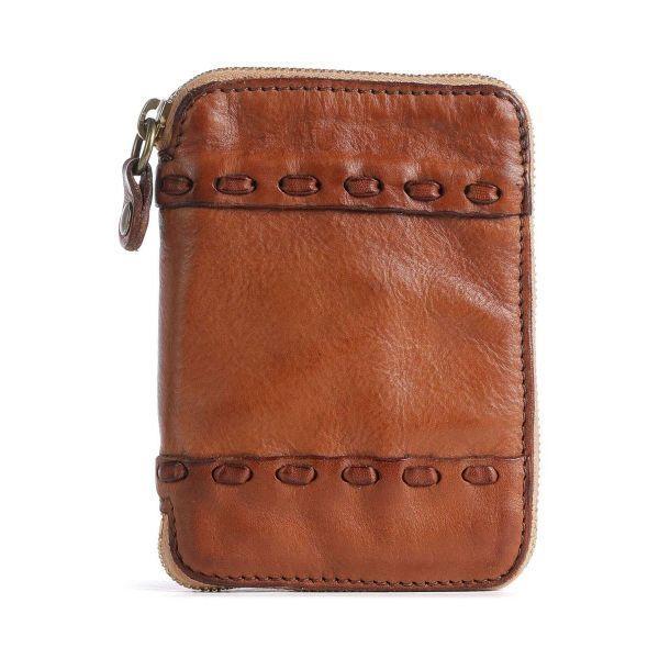 Campomaggi 지갑 파인 그레인 소가죽 카멜 1648221