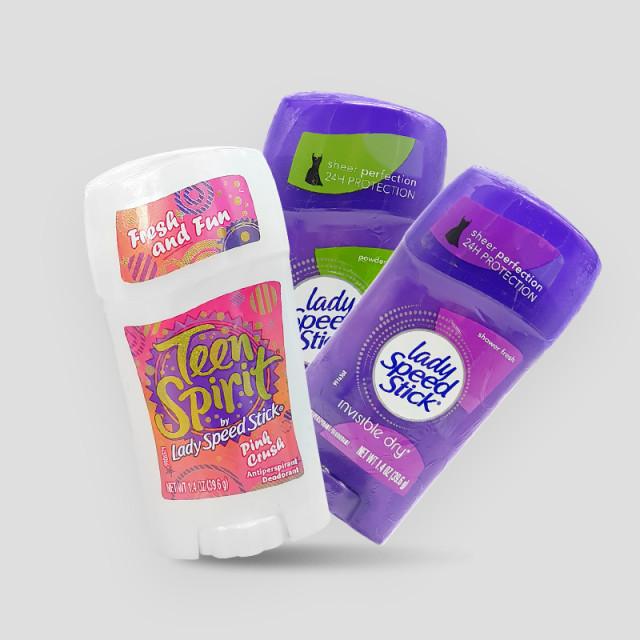 콜게이트 레이디 스피드 스틱 데오드란트 샤워 파우더 후레쉬 틴스피릿