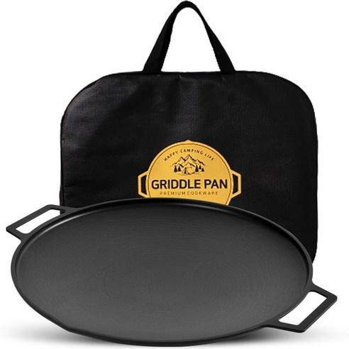 퀸센스 통주물 고기불판 인덕션 그리들 팬 + 전용가방, 30cm, 1개