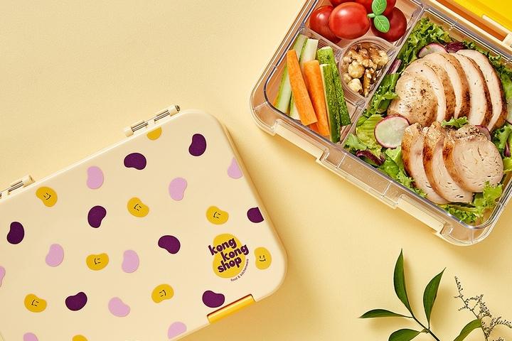 콩콩도시락 콩이(로고) 도시락통