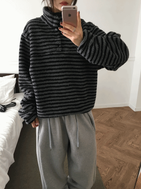 [MD 추천!] ST 풀 오버 후리스 (2 color)