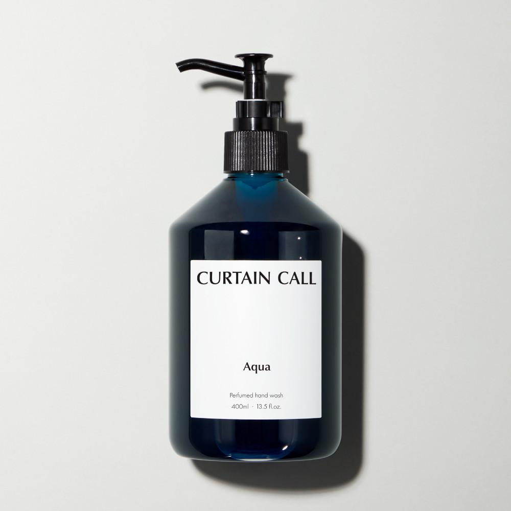 커튼콜 아쿠아 퍼퓸드 핸드워시 400ml 손세정제 대용량 핸드솝