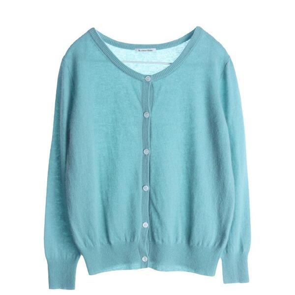 LE.COEUR BLANC 울/앙고라 가디건 / WOMEN M