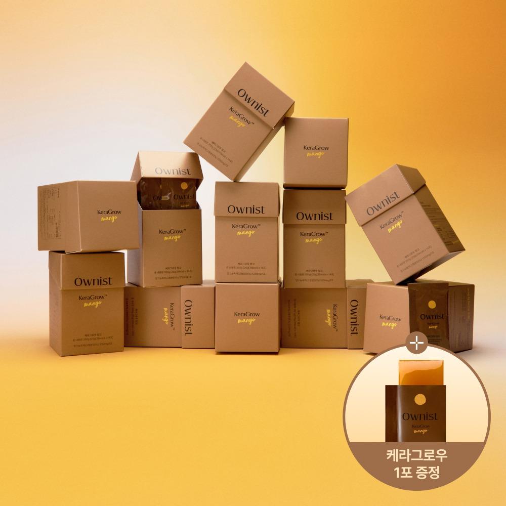 [25% 할인/공식몰 단독] 케라그로우 망고 24주 (9+3box)