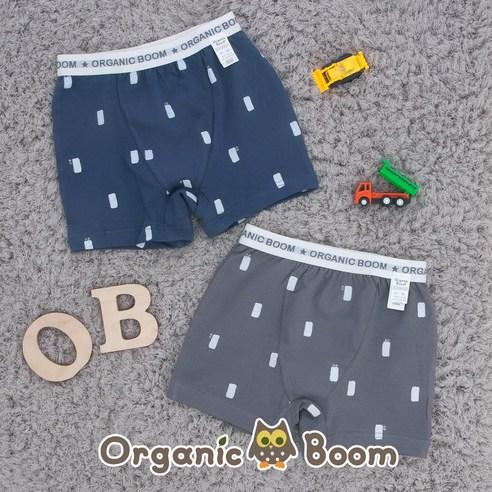 [오가닉붐]착한 유기농 무형광 오가닉 네모네모 남아 아동 사각 드로즈 스판 팬티 90호 - 팬티 | 쿠팡