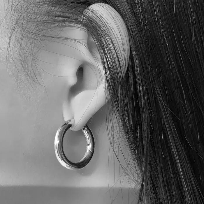 [silver 925] Essential Hoops