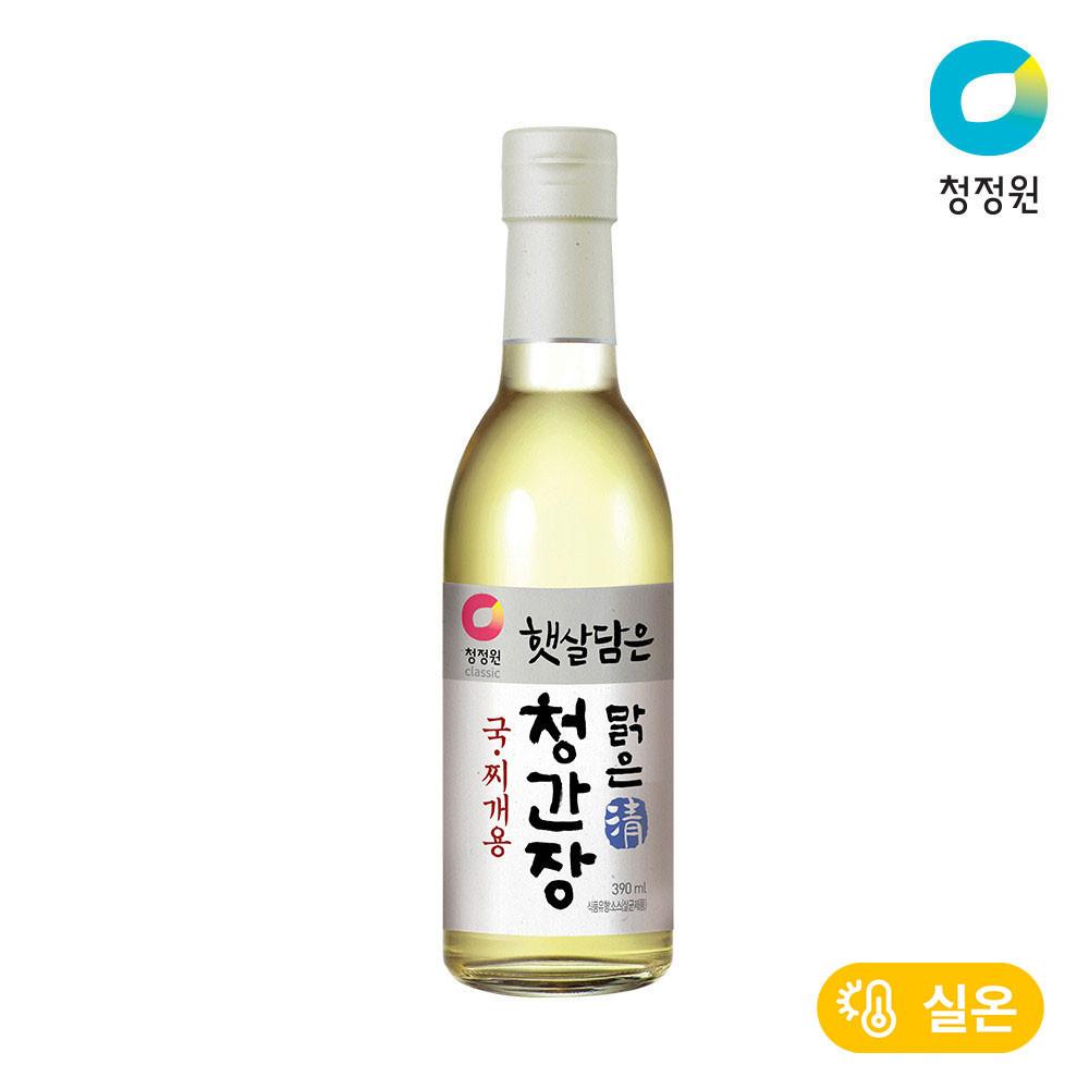 [청정원] 햇살담은 맑은 청간장 국찌개용 390ml