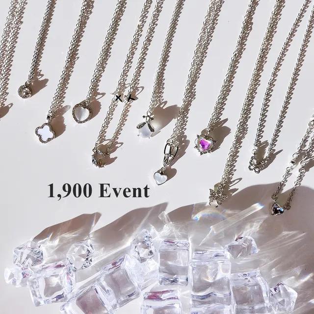 ❤[1,900원 오늘만🔥/당일]❤ 목걸이 귀걸이 집게핀 반지 리본 진주 발레코어 은색 금색 실버 골드 나비 하트 친구 생일 선물 학생 우정 커플 큐빅 초커 목걸이