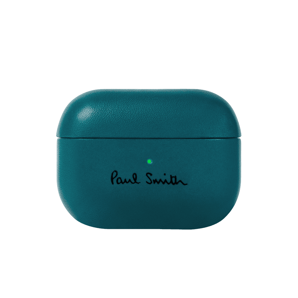 PAUL SMITH LEATHER AIRPODS PRO CASE - BLUE