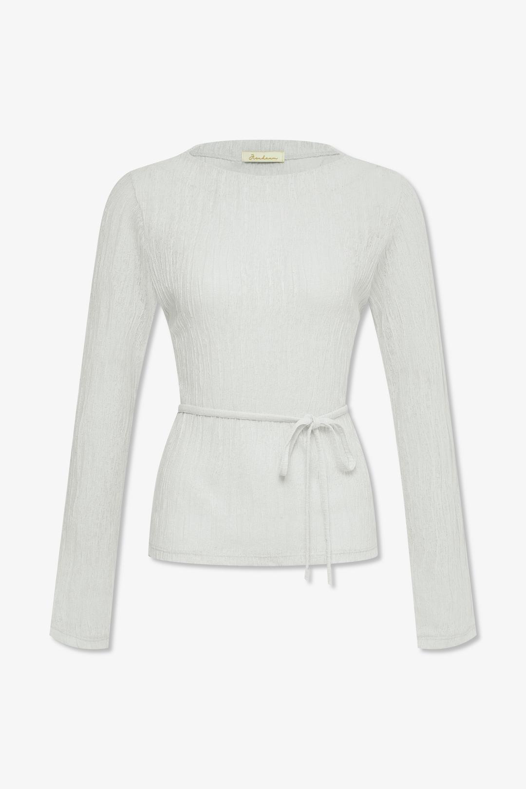 Glace pleat - top (long sleeve)