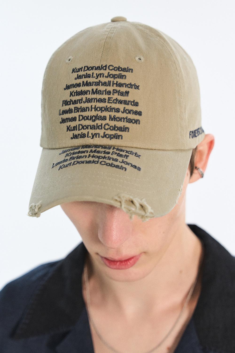 포에버27 캡 라이트 카키