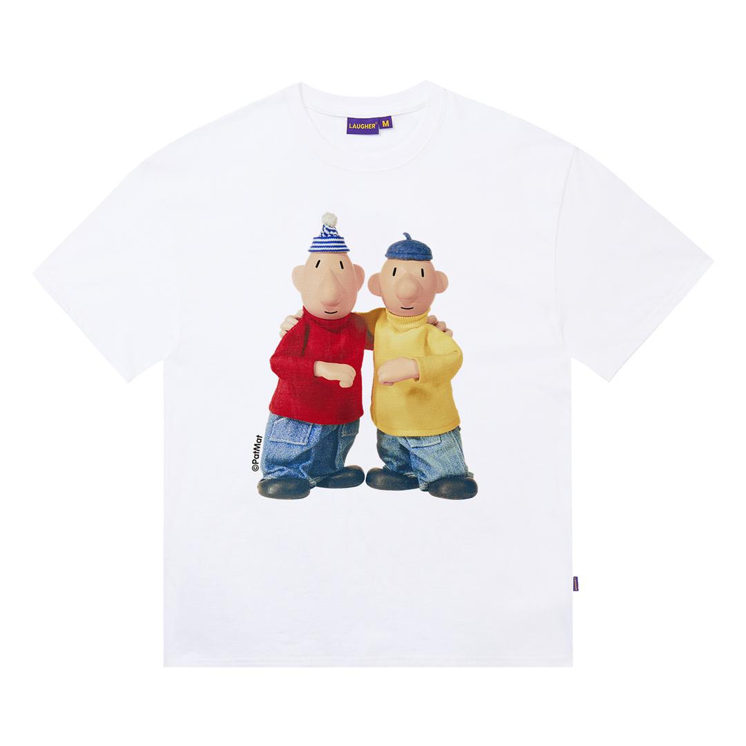[PAT&MAT] BEST FRIEND T-SHIRT - WHITE