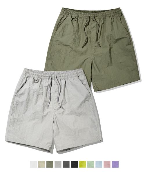 [2PACK] [기본핏 OR +5CM 선택] 크리스피 나일론 쇼츠_11COLOR