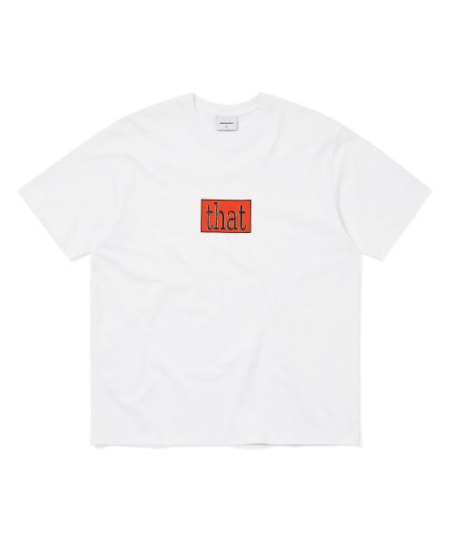 that Glitched Logo Tee White