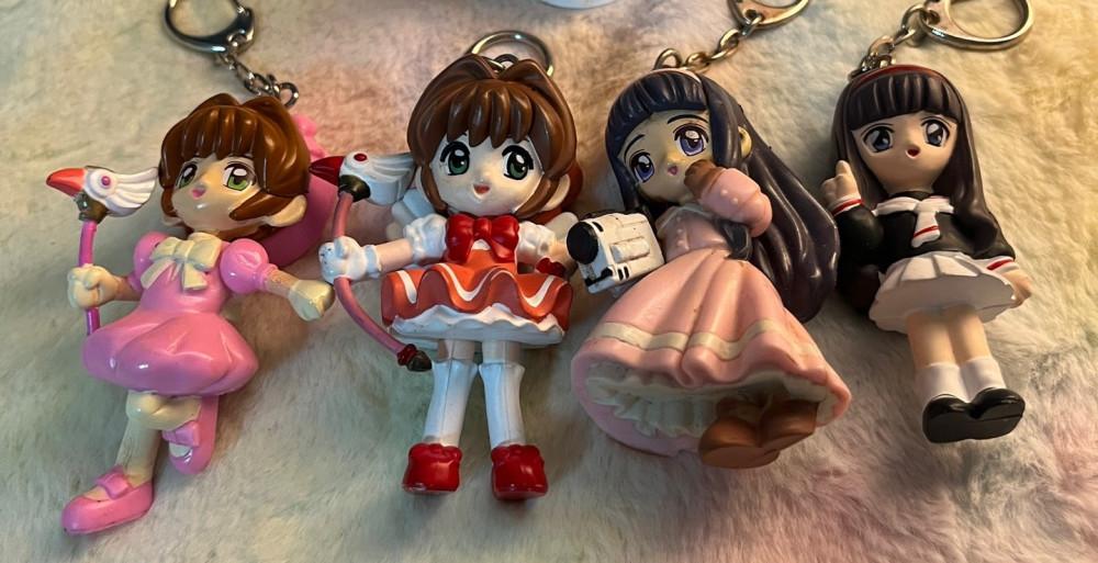 [중고] 고전 카드캡터사쿠라 카캡사 피규어 키링 지수 체리