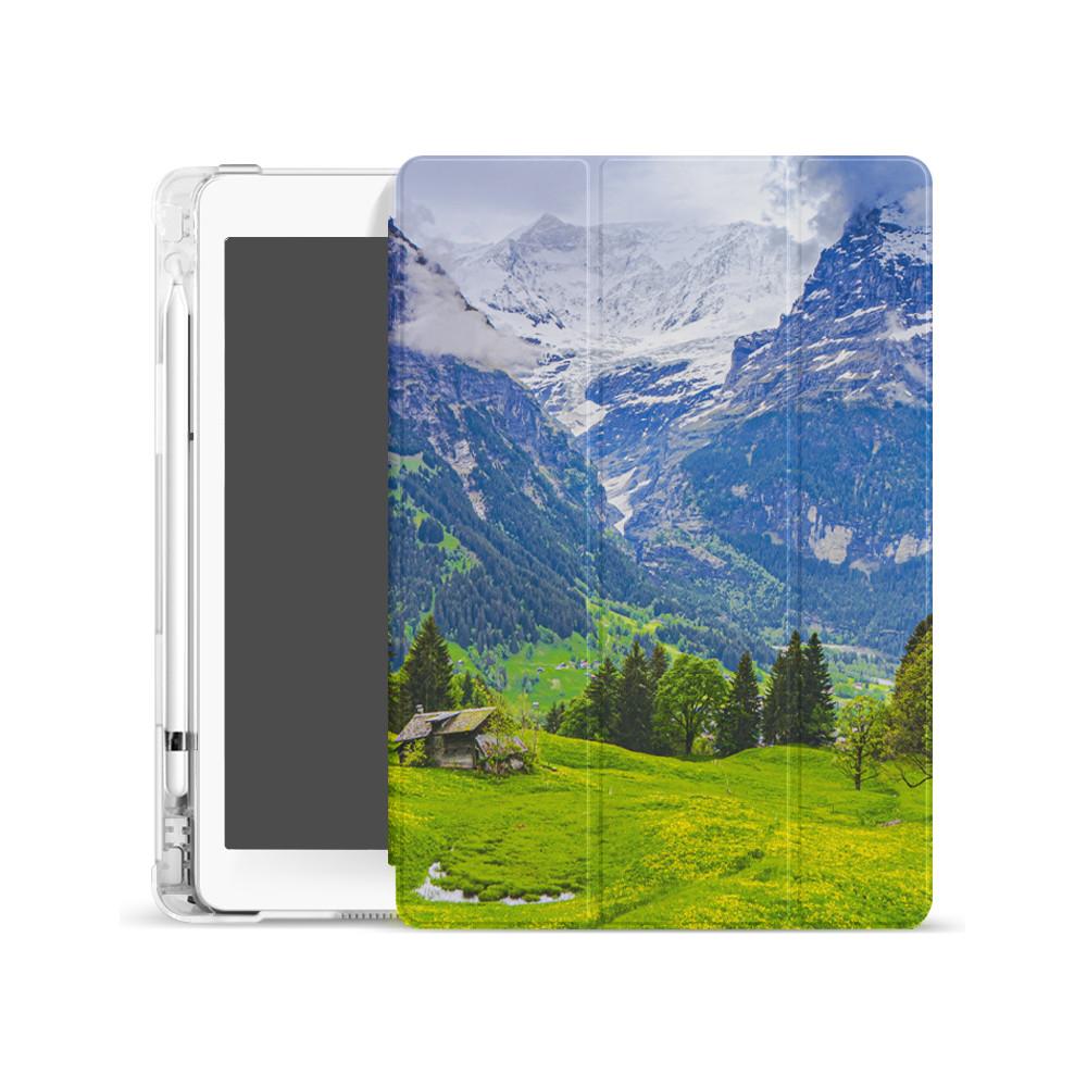 [아이패드 케이스] 스위스 자연 초원 유럽 바다 여행 에어5 10세대 11인치 프로 에어5