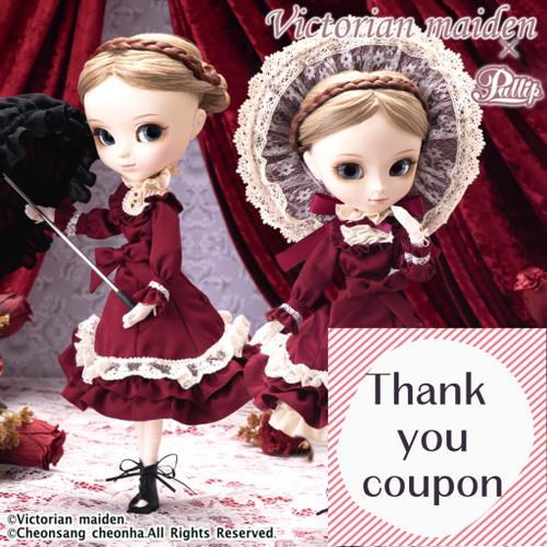 Classical Doll & Thank you coupon