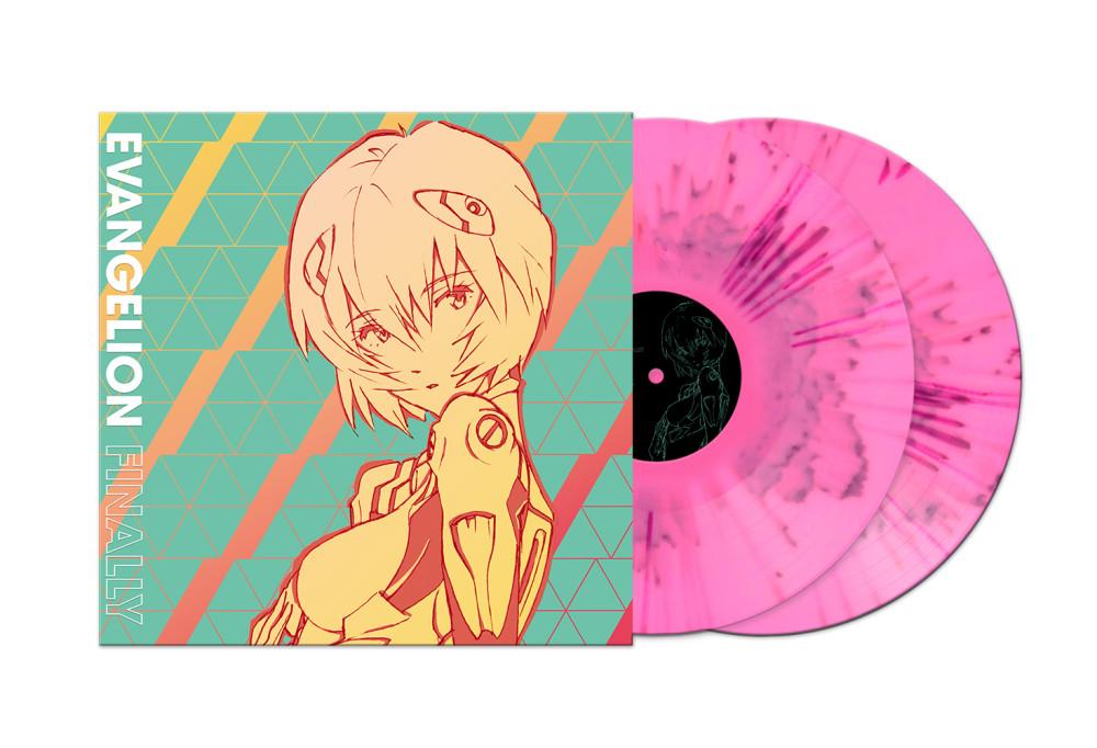 Evangelion Finally lp 에반게리온 PINK SPLATTER 2 x Vinyl