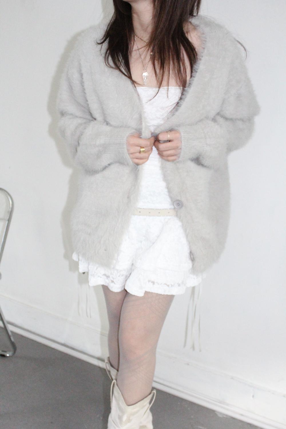 히피디피 boxy brush cardigan (4color)