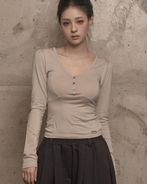 Puff Long Sleeve (beige)