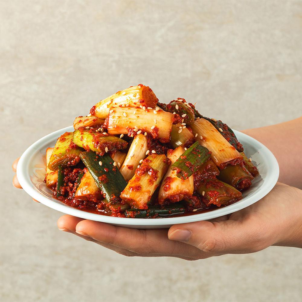 그리닷 잘담근 국내산 대파김치 1kg [원산지:국산(경상북도 영천시)]