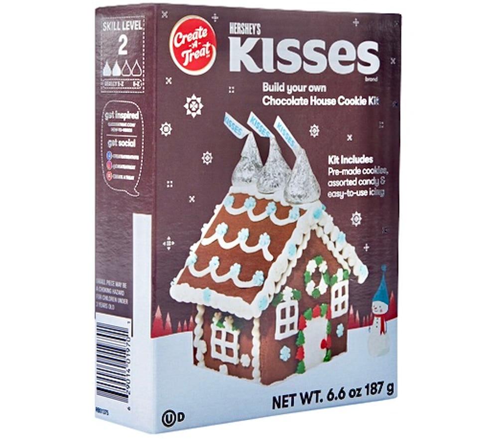 키세스 사워패치 크리스마스 하우스 쿠키 키트 2종