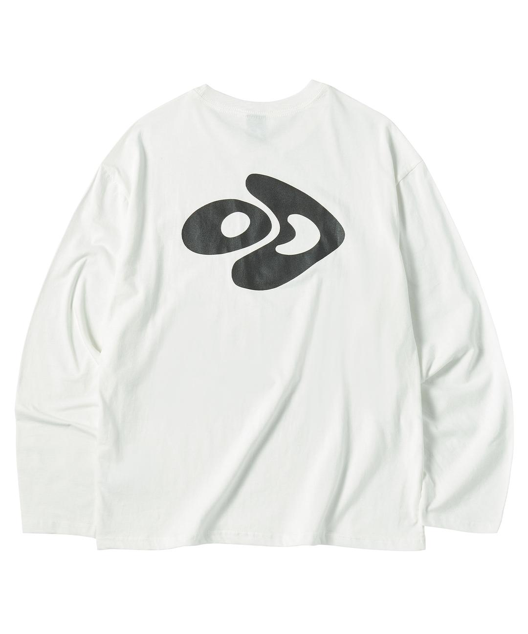 플럼피 로고 롱 슬리브 화이트