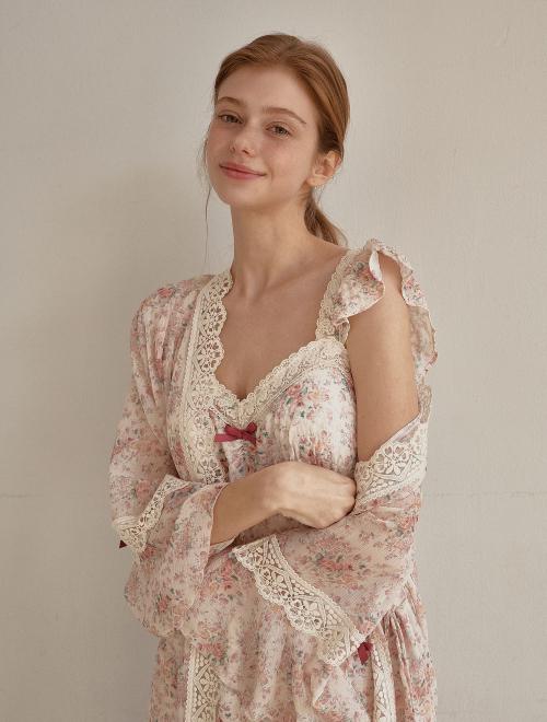 여성 에뚜알 슬립 로브 앙상블