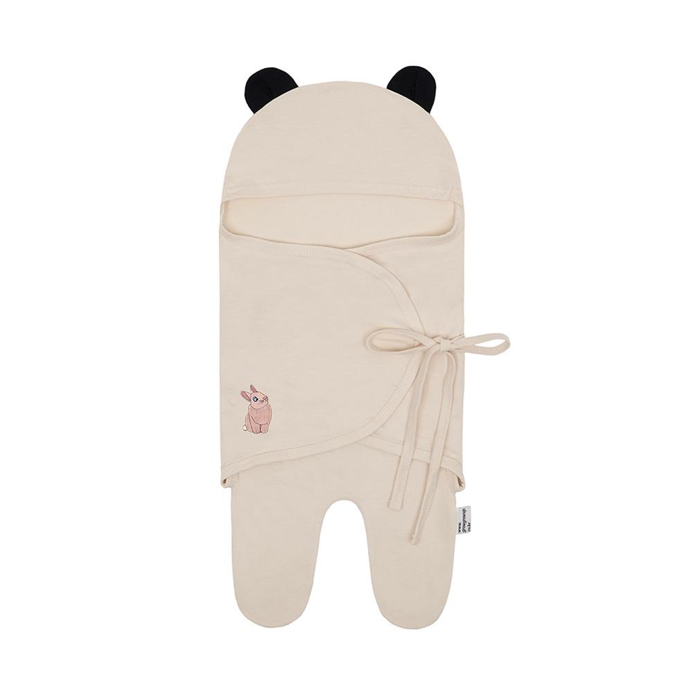##예약## #곰싸개슈트 토끼띠자수 [배냇저고리속싸개] : 팬더