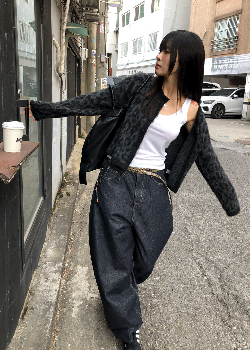 서울베이스드 [누적판매 4000장]LEOPARD CARDIGAN