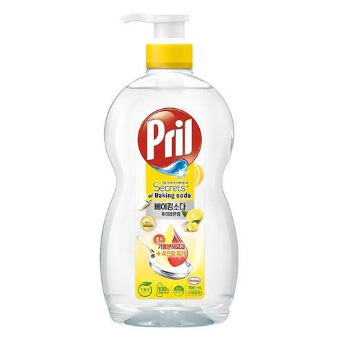 프릴 시크릿오브 베이킹소다 퓨어레몬향 주방세제, 700ml, 1개 - 천연주방세제 | 쿠팡