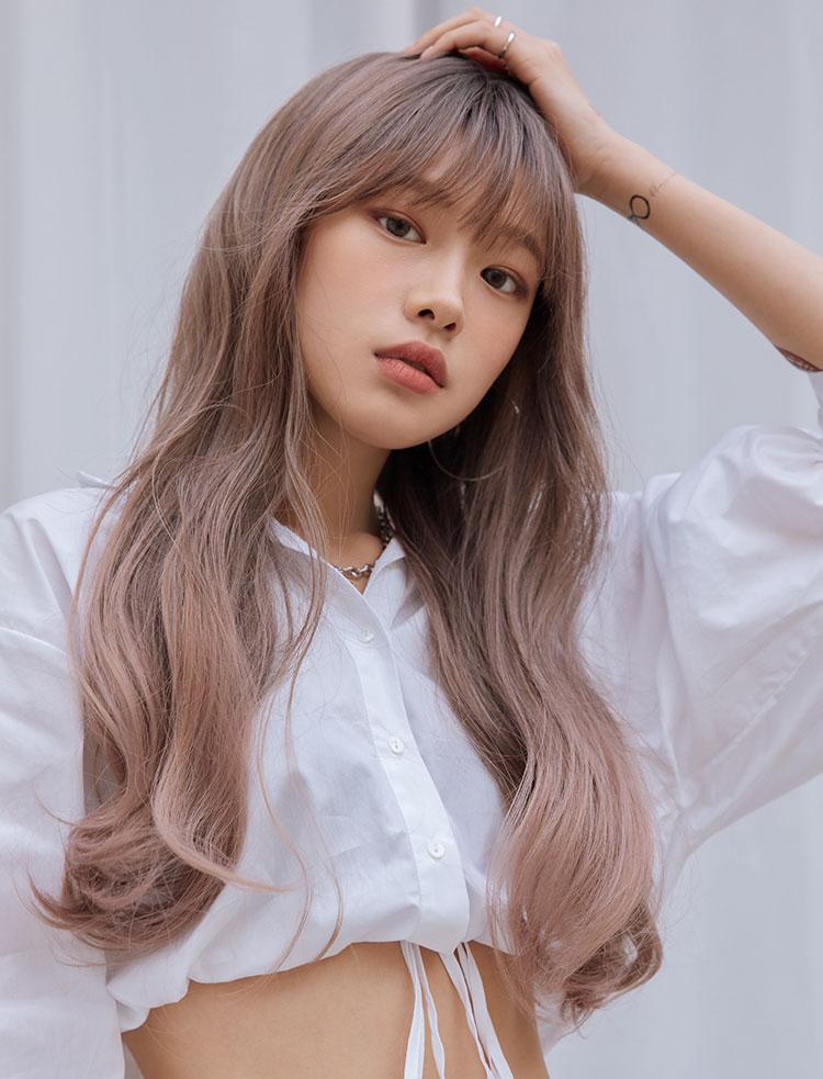 주말 타임세일♡ 살롱컬러 통가발) 그레이스 허쉬펌 엘피 (미스티사)