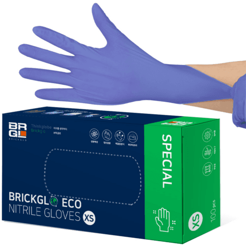브릭글로 생분해성 에코 니트릴장갑