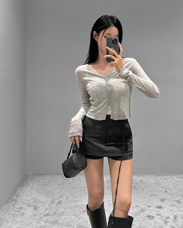 비브앤러브 레인 브이 가디건