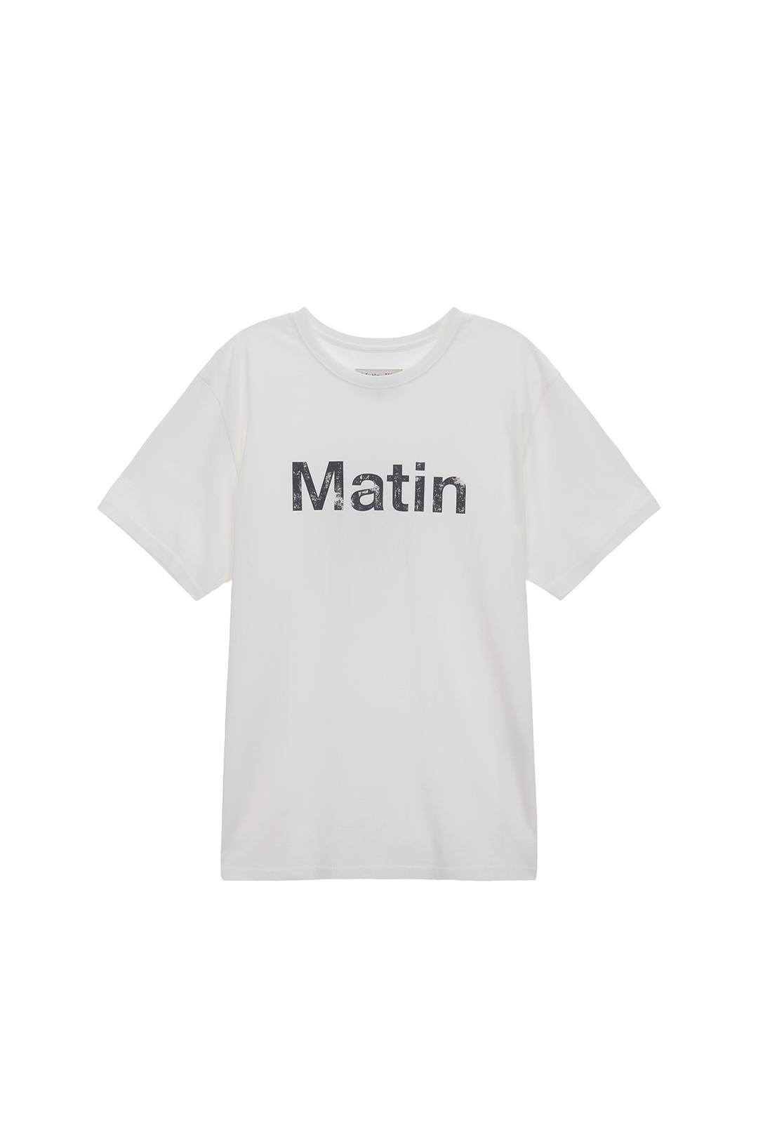 VINTAGE BIG LOGO SLIM TOP FOR MEN IN WHITE