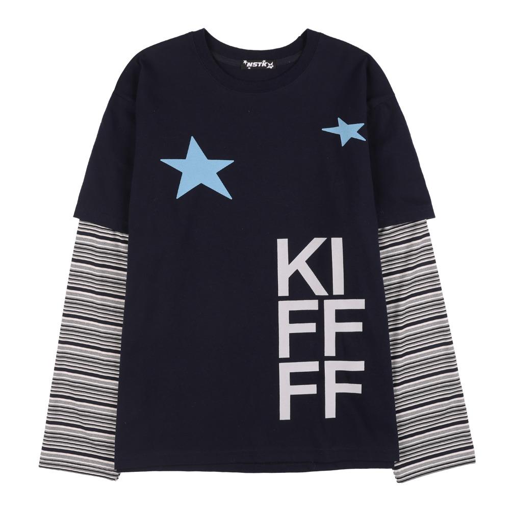 [3/5 예약배송] KIFFFF Layered T-Shirt (Navy) K25QB682