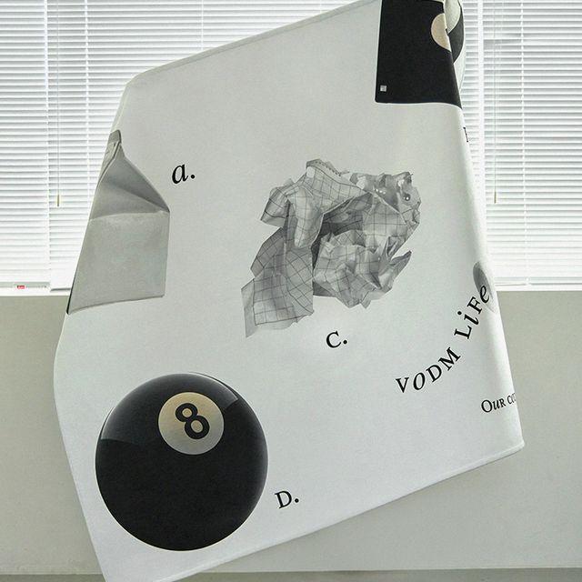 8ball 오브제 생활방수 항균 러그 카페트